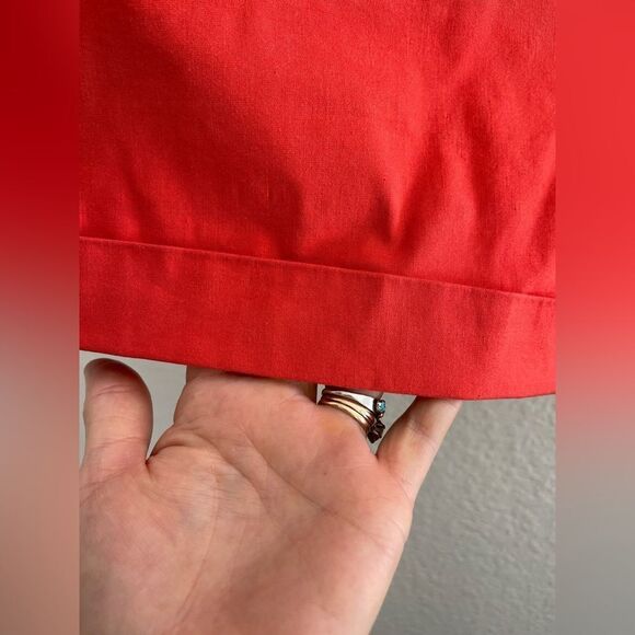 Anthropologie High Waist short in Red 30 - Picture 5 of 9